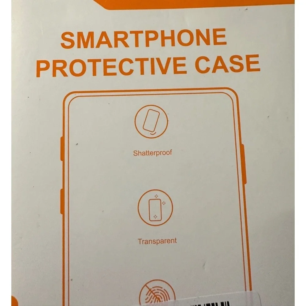 QsmQam Smartphone Protective‎ Case - Military Grade, Shatterproof, Transparent